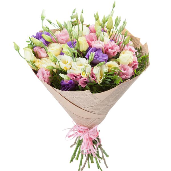 Karışık Renk Lisianthus Buketi